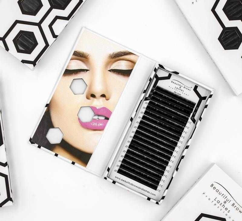 Umelé mihalnice Silk Lashes D - 18 riadkov 2