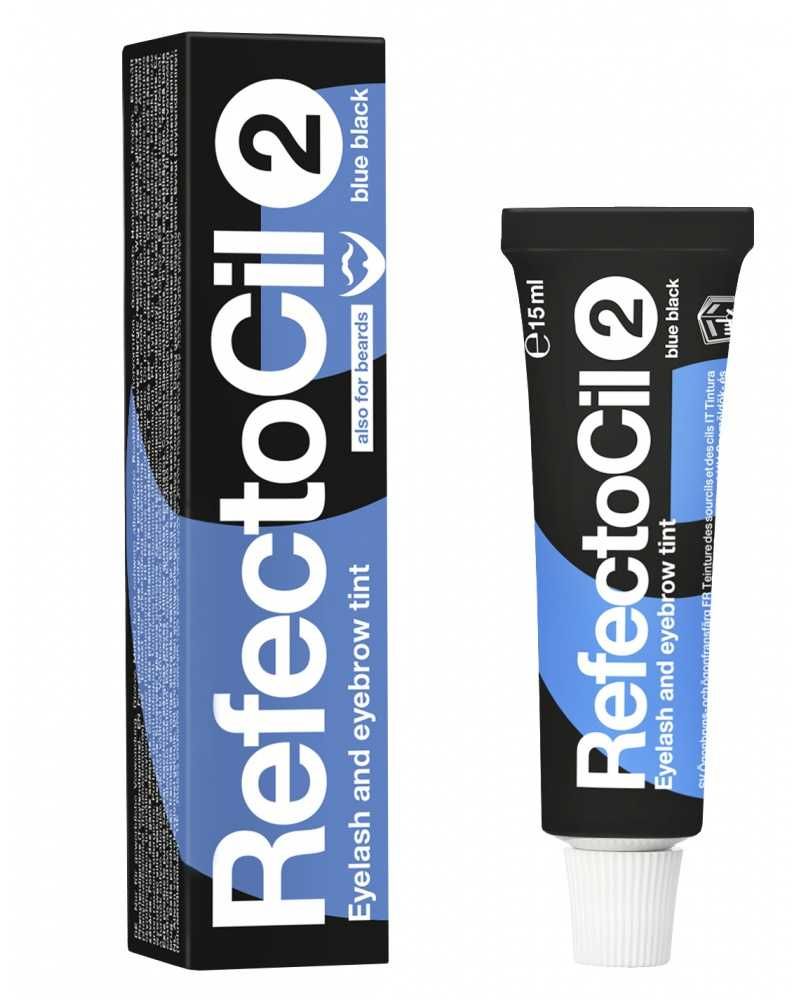  Farba na obočie a riasy RefectoCil 15 ml -Modročierna 2