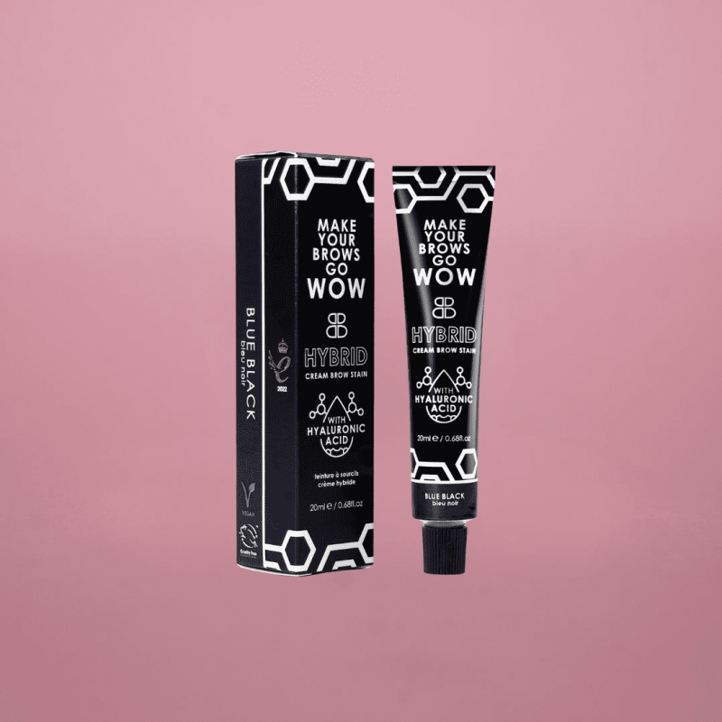 Hybridná kremová farba na obočie Beautiful Brows Modročierna 2
