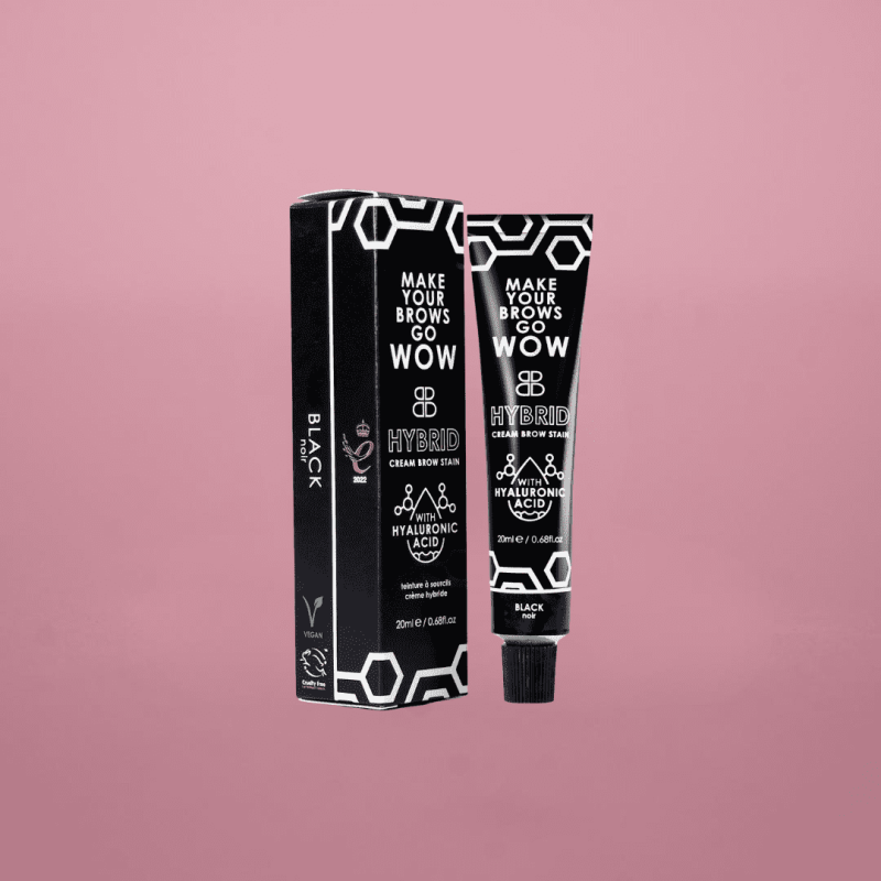Hybridná kremová farba na obočie Beautiful Brows Čierna 2